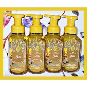 Bath & Body Works Disney Princess Belle Gentle Clean Foaming Hand Soap x4